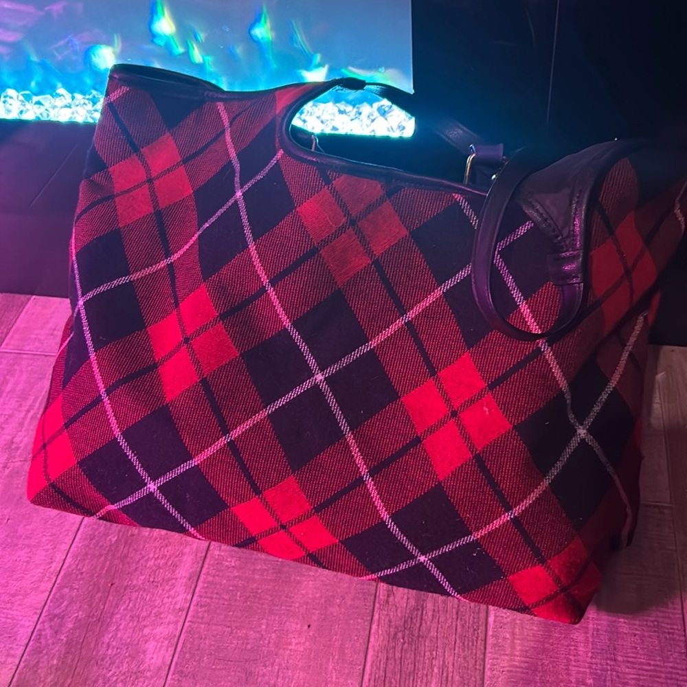 Victoria secret plaid purse Victoria secret plaid purse Victoria secret plaid pu - Picture 2 of 11